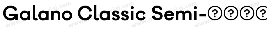 Galano Classic Semi字体转换